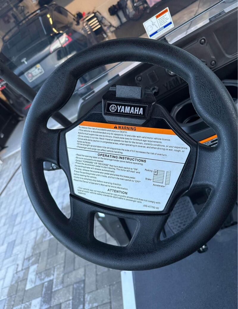 2022 Yamaha Rally 2+2 AC Powertech Golf Cart - Practically Brand New! - Image 3