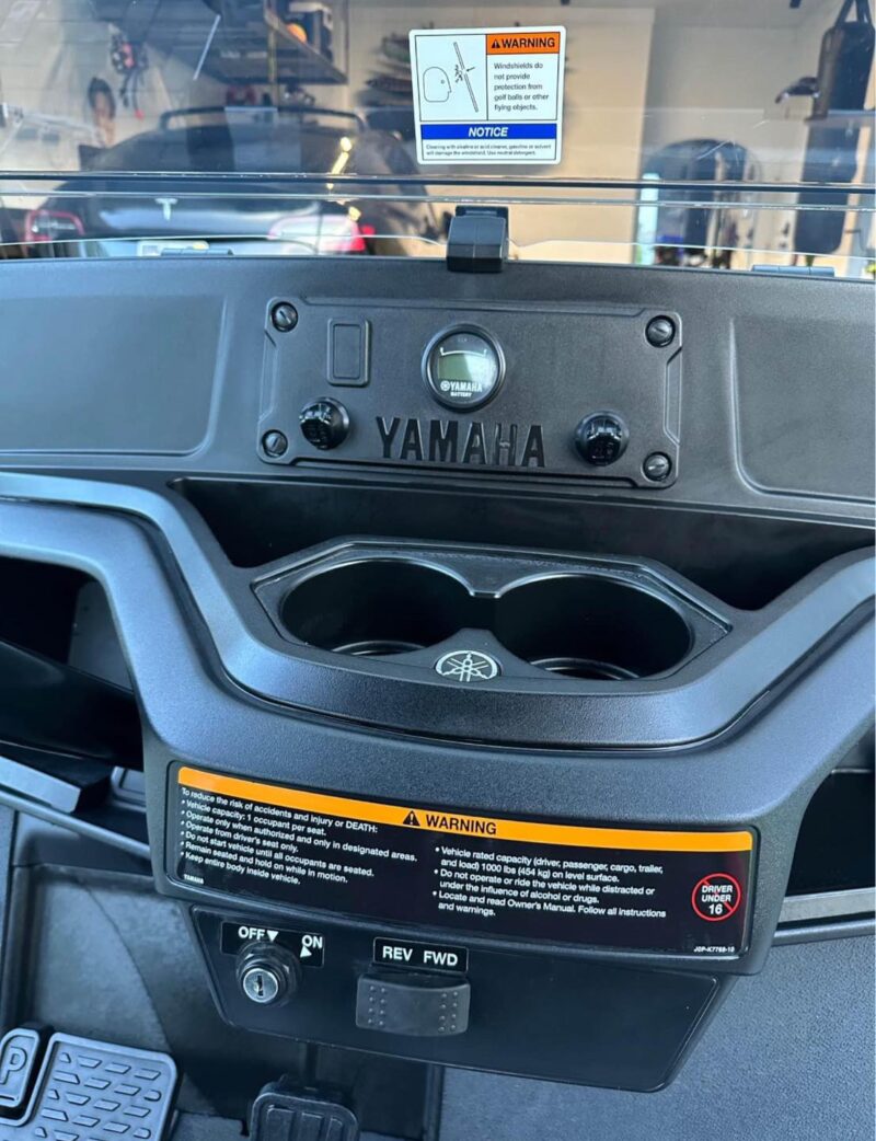 2022 Yamaha Rally 2+2 AC Powertech Golf Cart - Practically Brand New! - Image 4