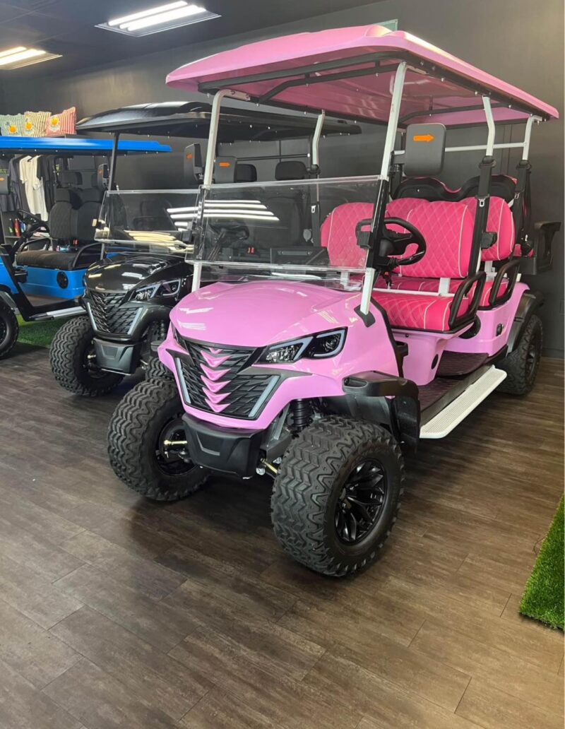 2024 Barbie Pink KK Golf Kart - Image 10