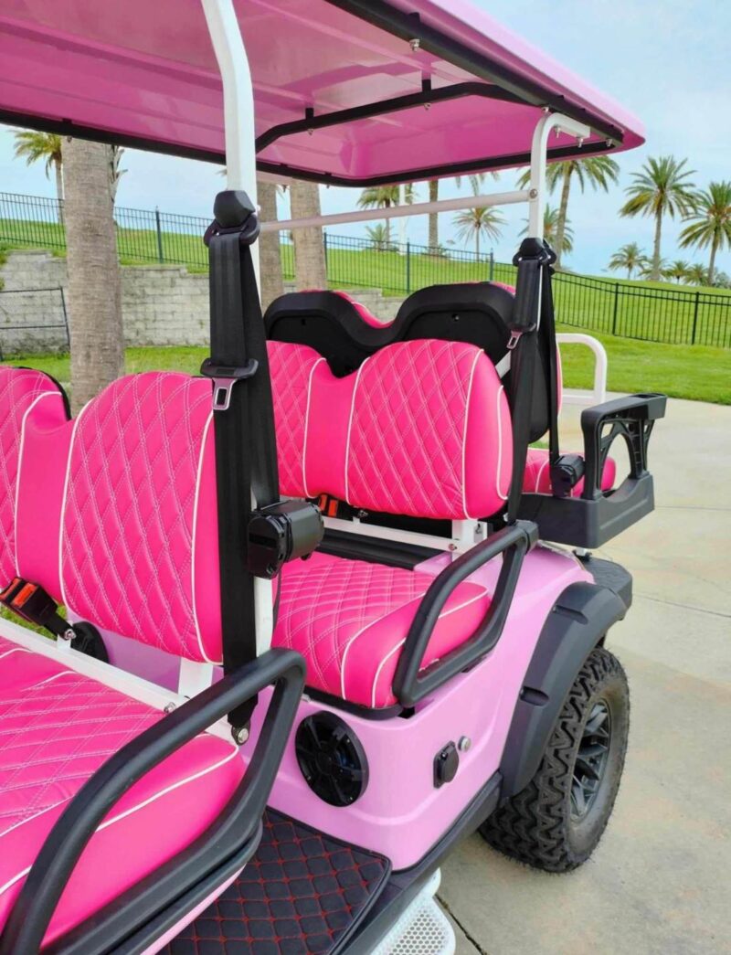 2024 Barbie Pink KK Golf Kart - Image 7