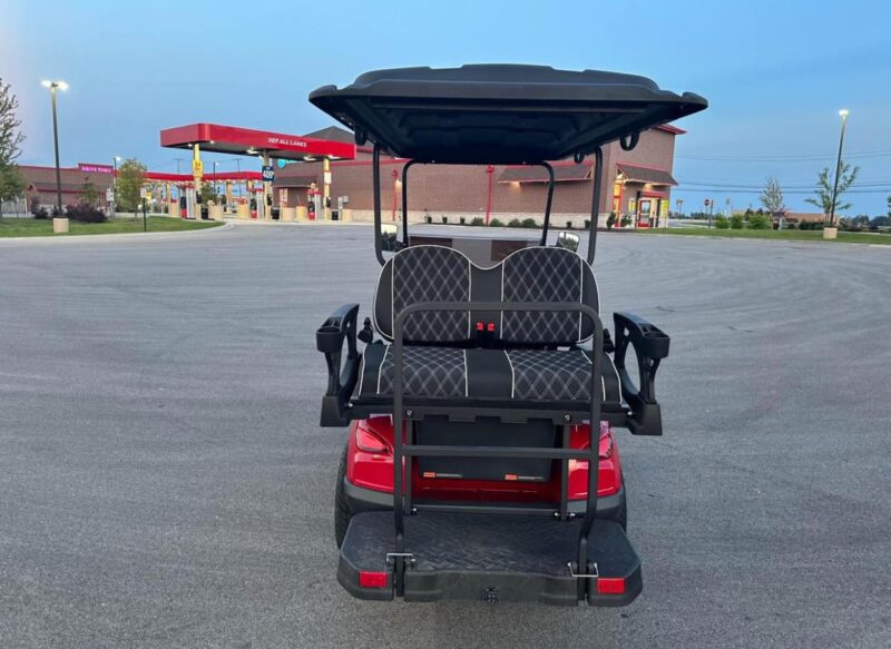RED 2024 Vivid EV lithium powered golf cart - Image 17
