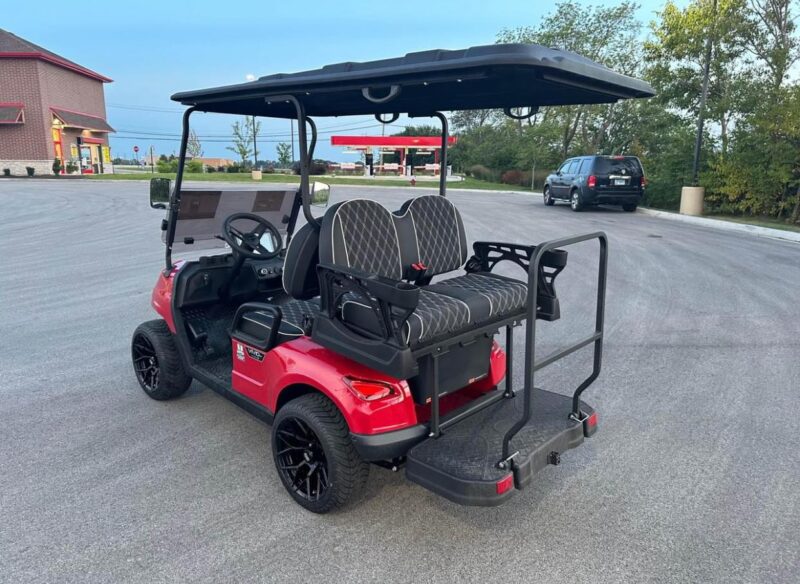 RED 2024 Vivid EV lithium powered golf cart - Image 18