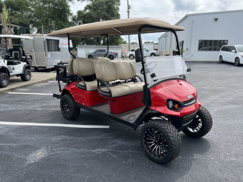 2022 EZ GO Express L6 Elite 4.0-Gray w two tone seats.